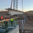 HEI Civil crew installing the Waterton Bridge