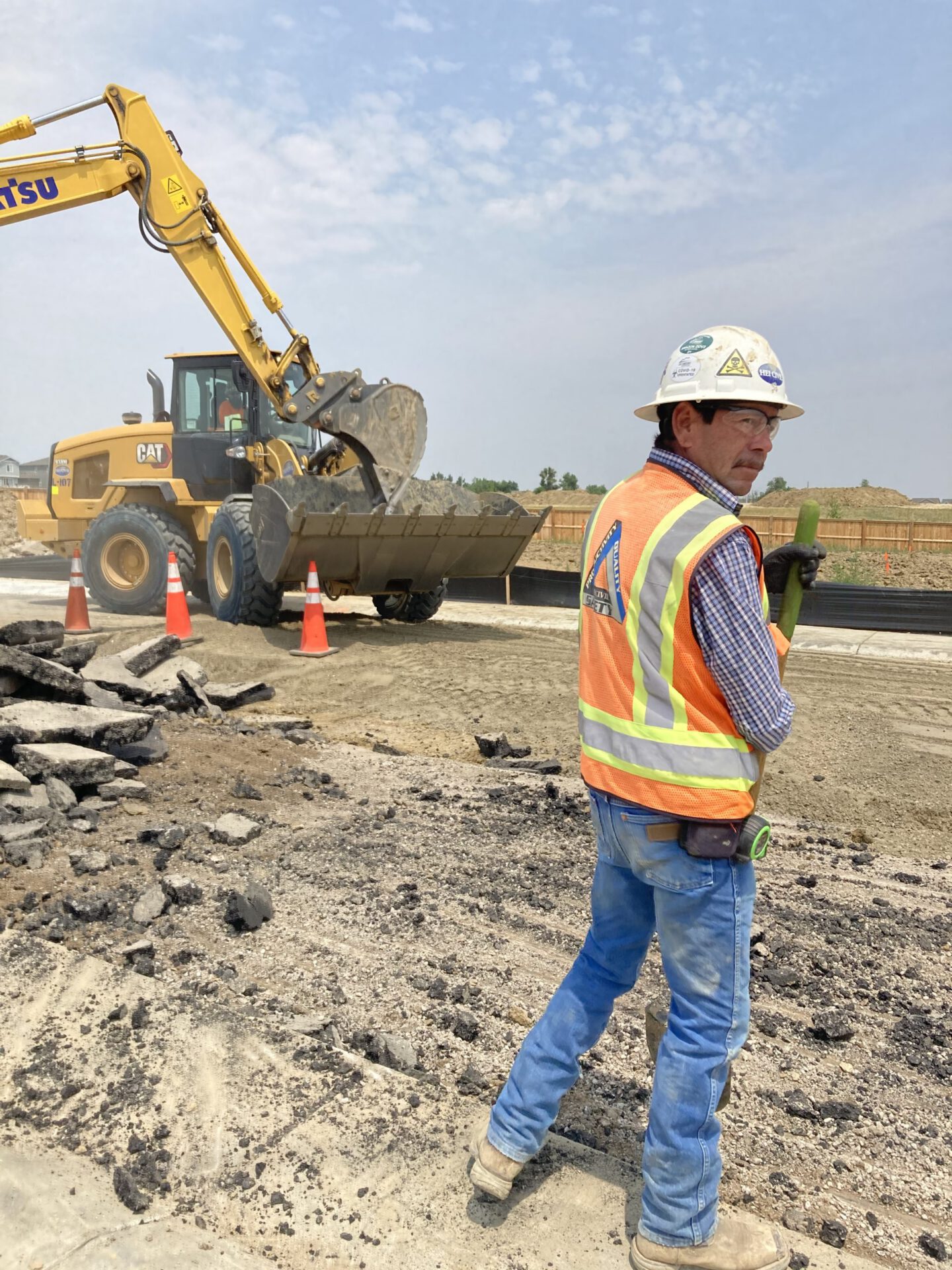 HEI Civil replacing compromised pavement.