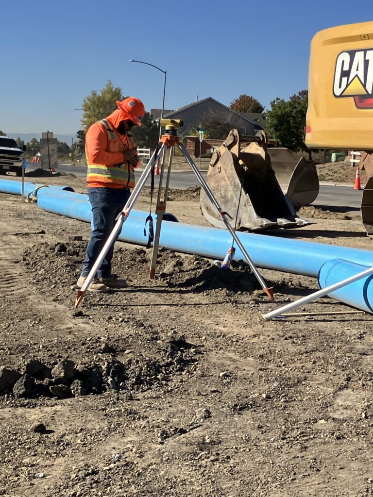 HEI Civil Surveyor on job site